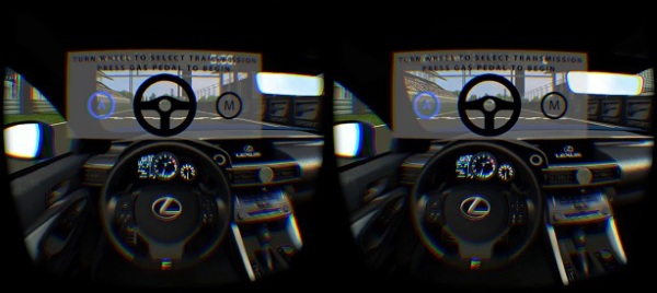 Lexus RC F Rift VR Driving Simulator with Oculus Rift