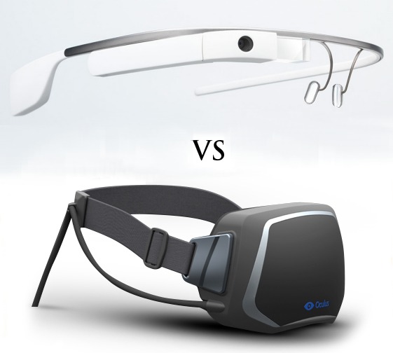 Google Glass Vs Oculus Rift