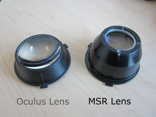 Oculus vs. MSR Lens